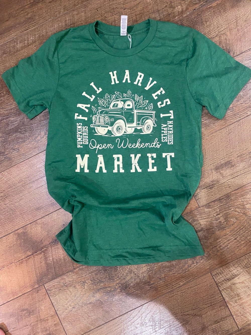 NEW Fall Harvest Market Graphic Tee - Green